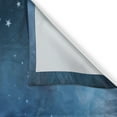thumbnail image 3 of Ambesonne Night Kitchen Curtains, Vibrant Star Ombre Sky, 55"x39", Pale Blue Dark Blue, 3 of 3