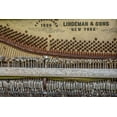 thumbnail image 2 of Jaynes Gallery 14x11 Black Ornate Wood Framed with Double Matting Museum Art Print Titled - Alaska-Sitka Discarded Lindeman and Sons piano close-up, 2 of 4
