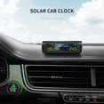 thumbnail image 5 of 2 relojes digitales solares para automóvil con pantalla LCD de hora, fecha y temperatura para decoración personal de habitaciones al aire libre A, 5 of 5