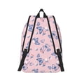 thumbnail image 3 of Daiia Butterfly Vintage Canvas Backpack for Men and Women ,Hiking Backpack,Travel Laptop Bag for School,Large Capacity Backpack, 3 of 8