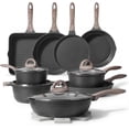 thumbnail image 1 of Pots and Pans Set, Nonstick Kitchen Cookware Sets, Induction Granite Cooking Pot Set w/Frying Pan, Saucepan, Sauté Pan, Egg Pan, Cooking Pots, PFOA Free (Grey 23 Pcs), 1 of 9