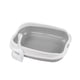 thumbnail image 4 of Caja de arena para gatos para todo tipo de arena para gatos, fácil de limpiar, semicerrada, antisalpicaduras gris, 4 of 9