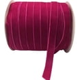 thumbnail image 1 of Carrete de cinta de terciopelo de 10 yardas (rojo, 5/8"), 1 of 4