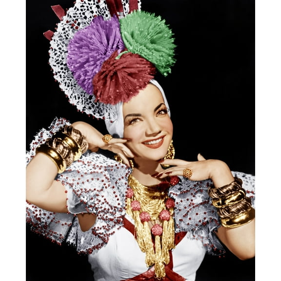 The Gang'S All Here Carmen Miranda 1943. �20Th Century Fox Film Corporation Tm & Copyright/Courtesy Everett Collection Photo Print (16 x 20)