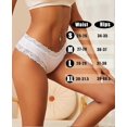 thumbnail image 2 of Ropa interior de algodón para mujer, bikini atrevido, paquete de ropa interior para mujer, cintura de encaje sexy, 2 of 5