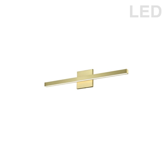 ARL-2518LEDW-AGB-Dainolite-Arandel - 23.75 Inch 18W 1 LED Bath Vanity-Aged Brass Finish