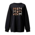 thumbnail image 3 of Aloohaidyvio Sweatshirts for Women Womens Long Sleeve Crop Tops Crewneck Pullover Shirts Lightweight Sweatshirts, 3 of 3