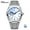 Men -silver white, variant on Silver Stainless Steel Watch – Automatic Movement, Skeleton Display for Men