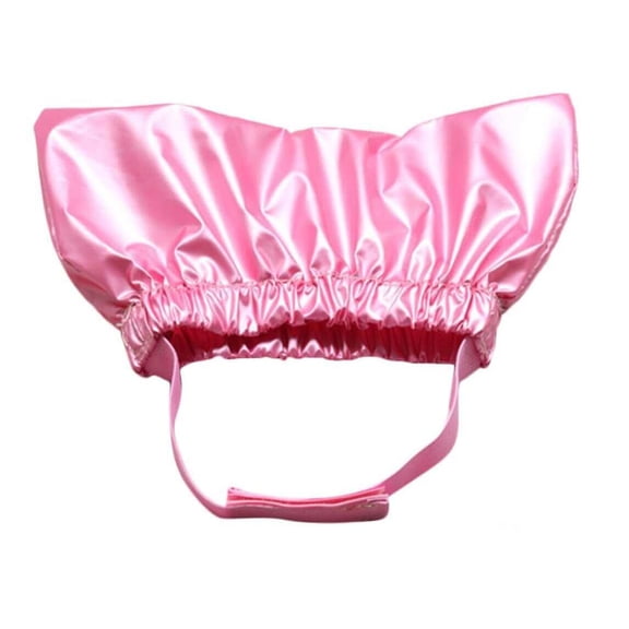 DOVACKADog Shower Cap, Cat Ear Cover for Bath, Waterproof Dog Helmet and Adjustable Pet Earmuffs for Grooming Reusable Ear Protection for Dogs and Cats, Pink
