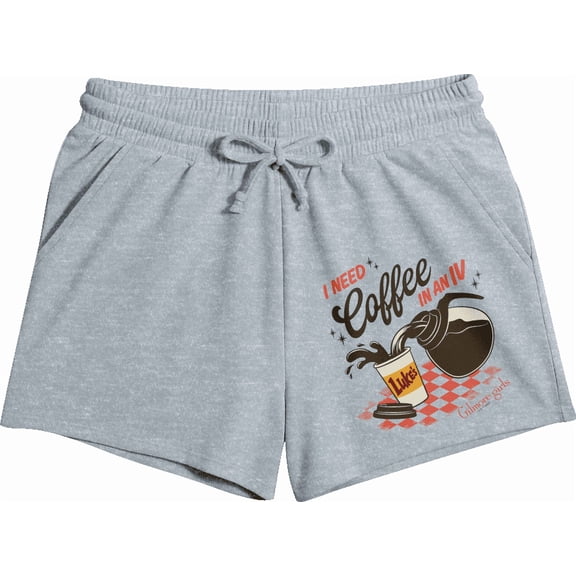 Gilmore Girls Heather Lounge Shorts for Women-XS