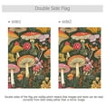 thumbnail image 4 of Yayeee Garden Flag 12" x 18" Double Sided Outdoor Yard Lawn Holiday Decorations, Colorful Mushroom, 4 of 6