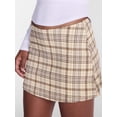 thumbnail image 4 of No Boundaries Woven Mini Pull-On Skirt, Women's Sizes XXS-XXL, 4 of 5
