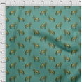thumbnail image 3 of oneOone Cotton Silk Fabric Horse Block Decor Fabric Printed BTY 42 Inch Wide, 3 of 4