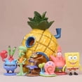 thumbnail image 1 of Adornos de peces de acuario Kawaii, decoración de acuario, esponja de dibujos animados, pulpo, Krusty Krab, calamar, juguete, casa de piña, refugio zhangyuxiang unisex, 1 of 2