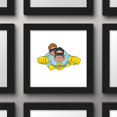 thumbnail image 4 of Gallery Pops Saturday Night Live - Ambiguously Gay Duo Flight Graphic Wall Art, Black Framed Version, 12" x 12", 4 of 5