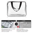 thumbnail image 3 of Neceser de viaje ROYBENS de PVC transparente impermeable, 3 of 8