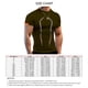 thumbnail image 5 of Camiseta deportiva para hombre, camiseta de entrenamiento transpirable, manga corta con estampado bonito para gimnasio, 5 of 5