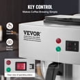 thumbnail image 4 of VEVOR 12 Cups Commercial Drip Coffee Maker with Thermal Carafe Restaurant Office Cafe, 4 of 9