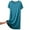 Dark Green, variant on Women's Casual Dress Short Sleeve Round Neck Comfortable Home Leisure Spring Summer Flowy Lightweight Breathable Soft Stretchy Fashionable Versatile Everyday Wear Womens Casual Trendy Midi Dresses