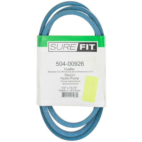 SureFit Hydraulic Pump Drive Belt 784231 Hustler 44" 52" Decks FasTrak Mowers