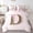 Pink D, variant on Erosebridal Cute Monogrammed Y Bedding Comforter Set for Kids, Pink Cheetah Print Queen Bedding Sets, 7-Piece