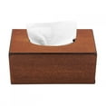 thumbnail image 3 of VIFER Rectangular Tissue Box Tissue Holder Natural Elegance Wood Tissue Box for Living Room Bedroom Kitchen(light), 3 of 7