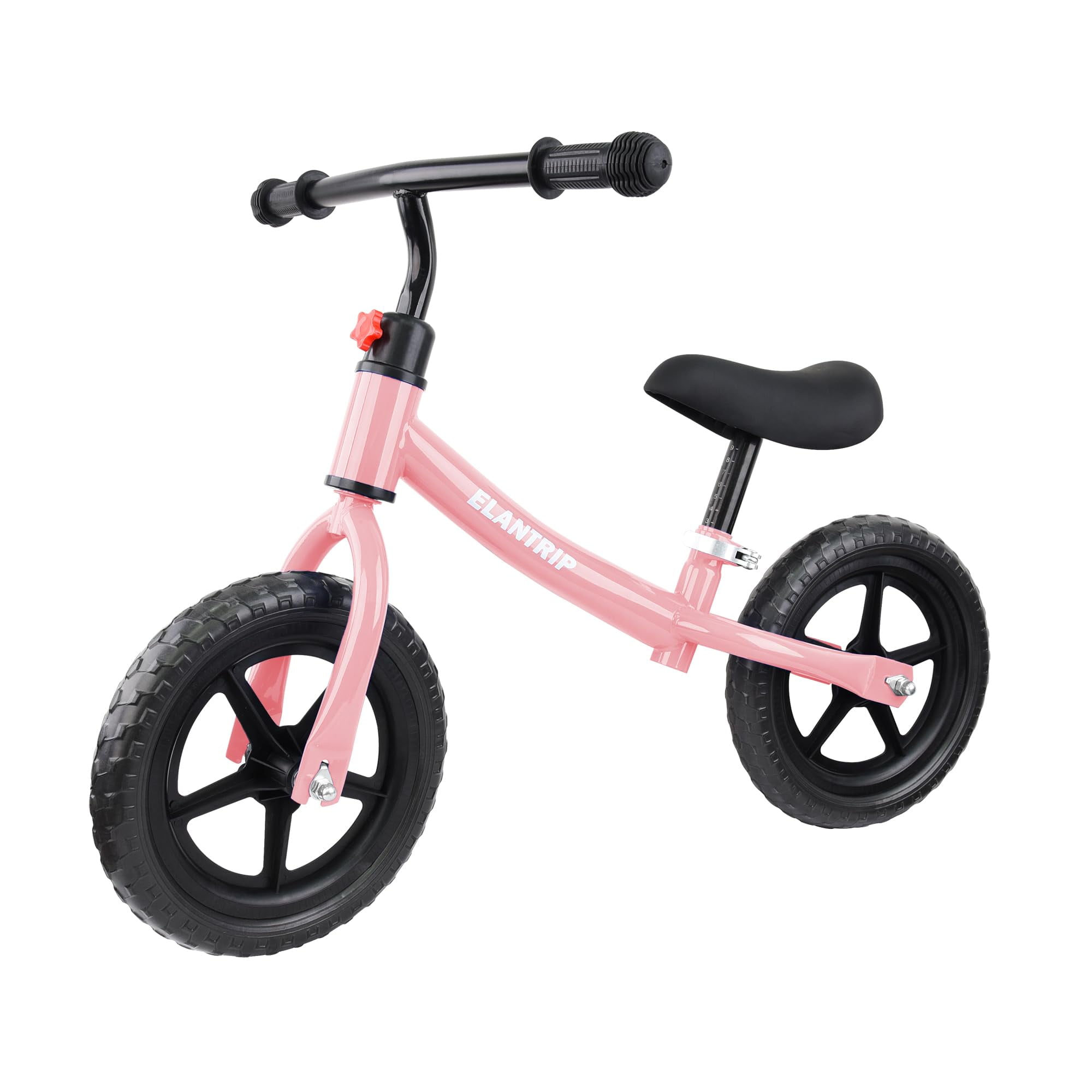 Bicicleta de equilibrio Elantrip, bicicleta ligera negra para