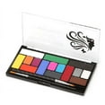 thumbnail image 3 of Paleta de maquillaje a base de agua de 15 colores, paleta de maquillaje de pintura corporal profesional para Halloween, 3 of 8