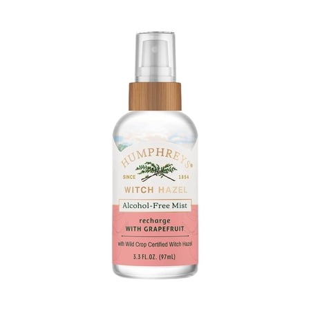 Humphreys Witch Hazel Alcohol-Free Toner Mist Grapefruit - 3.3 fl oz 3 packs