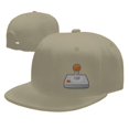 thumbnail image 4 of DouZhe Flat Brim Cap Snapback Hat, Game Joystick Controller Prints Adjustable Yellow Adult Baseball Cap, 4 of 6
