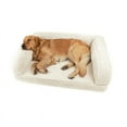 thumbnail image 2 of Sherry Kline  Sherpa Couch 3-Sides Bumper Dog Bed Natural - 26"x36", 2 of 5