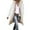 White, variant on Womens Thick Winter Jacket Sherpa Fleece Lining Hooded Coat Mid Length Long Sleeve Full Zip Overcoat with Pockets (XL, Navy)