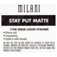 thumbnail image 5 of Milani Stay Put Matte Eyeliner, Coffee Matte, 5 of 5