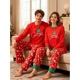 thumbnail image 3 of BadPiggies Matching Family Pajamas Set Christmas Sleepwear Cotton Holiday New Year Valentine Halloween Pjs, 3 of 8