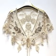 thumbnail image 1 of Wraps 2 Cape Châle en Maille Robe Wrap avec Étole à Paillettes pour Soirée Style Rétro Gatsb Élégant Femmes, 1 of 4