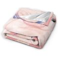 thumbnail image 2 of Cute Pink Piggy Pig Soft Throw Blanket All Season Microplush Warm Blankets Lightweight Tufted Fuzzy Flannel Fleece Throws Blanket for Bed Sofa Couch 50"x40", 2 of 6