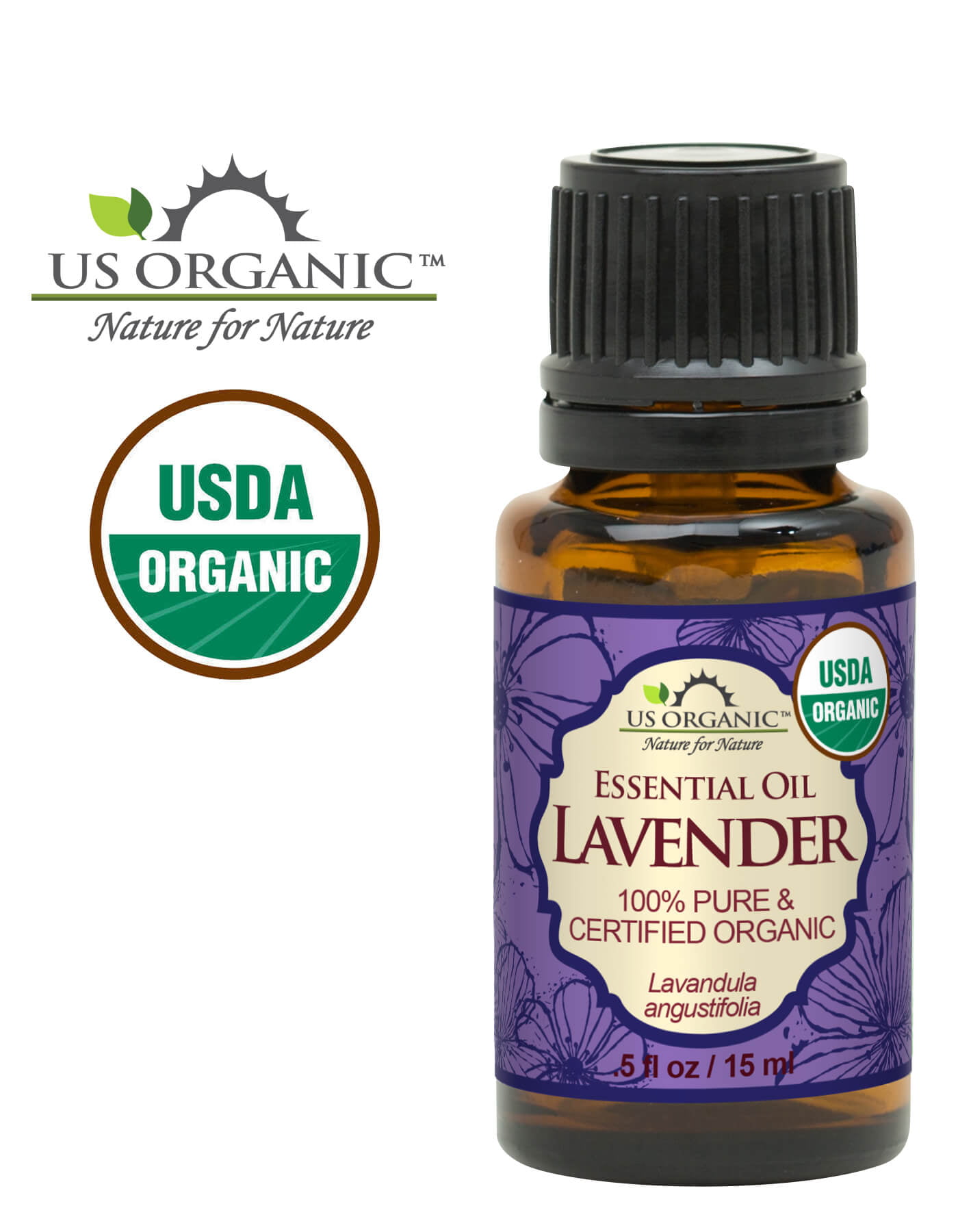 Certified organic lavender oil, 20 ml