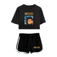 thumbnail image 4 of 2025 Hot Game Escape From Duckov Merch Game Graphic 2-Piece Outfit Women’s  Crop T-Shirts and Shorts Set for Survival RPG Game Fans, 4 of 9