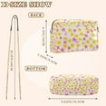 thumbnail image 4 of FORMRS Women Crossbody Purse with Chain Strap Vegan Leather Shoulder Handbag, White Stars Pattern, 4 of 7