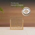 thumbnail image 5 of Incense Stamp Tool Square Double Ear Incense Stamp Model Incense Burner Tea Room Office Temple Ornaments A, 5 of 5
