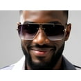 thumbnail image 4 of Men Sunglasses Square Black Lentes Gafas, 4 of 6