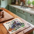 thumbnail image 4 of Halloween Themed Linen Placemat For Dining Table Kitchen And Living Room Decorative Holiday Dinner Mat Heat Downdraft Table Mat round Plate Mat Set Small Dining Set round Dinning Room Table Setting, 4 of 4