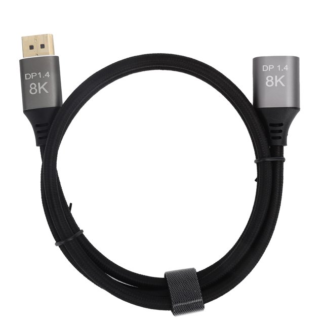 Cable Extensión Adaptador Display Port 1.4 Macho a Hembra Alta Definición 8K a 60Hz 4K a 144Hz1 Metro