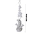 thumbnail image 3 of pstuiky Adornos navideños de cristal diseño de tienda navideña cortina colgante para árbol de Navidad, 3 of 6