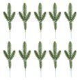 thumbnail image 1 of Ramas de pino navideñas con bayas rojas, tallos artificiales verdes para arreglos florales en árboles, decoración para el hogar, la oficina y centros de mesa navideños, 1 of 7
