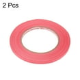 thumbnail image 3 of Uxcell 2 Rolls Wire Harness Cloth Tape 1/4"x164ft(6mmx50m) 0.2mm Thick Fabric High Adhesive Tearable Heat Resistant Tapes for Carpet Seaming Auto Cable Fixed, Pink, 3 of 7
