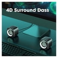 thumbnail image 3 of USB Wired Computer Speakers Deep Bass Sound Box Speaker For PC Laptop Powerful Subwoofer Multimedia Loudspeakers Not Soundbar ,High Sound, 3 of 6