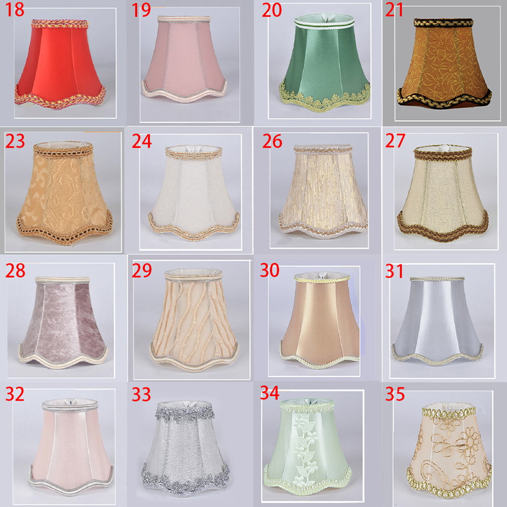 Lampshade Droplight Chandelier Accessories Wall Lamp Cloth Wave Bottom Hotel 