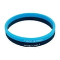 thumbnail image 3 of Inspiration and Wristbands - God Is The First Bracelet I Am The Second Rubber Motivational Accessory for Men and Women 2PCS, 3 of 5