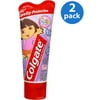 Colgate Dora The Explorer Fluoride Toothpaste, 4.6 oz (Pack of 2)